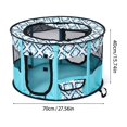 thumbnail image 6 of Portable Pet Playpen, Foldable Breathable Oxford Cloth Pet Tent, for Small dog Cats Rabbits, Indoor Outdoor Travel Camping Use, 6 of 7