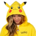 thumbnail image 3 of Pokemon Womens' Hoodie Juniors Costume Character Zip-Up Hooded Sweatshirt, 3 of 5