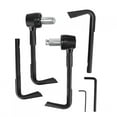 thumbnail image 3 of CNC Motorbike Handgrip Guard Brake Levers Protect Guard Motorcycle Protector Handlebar(Black), 3 of 5