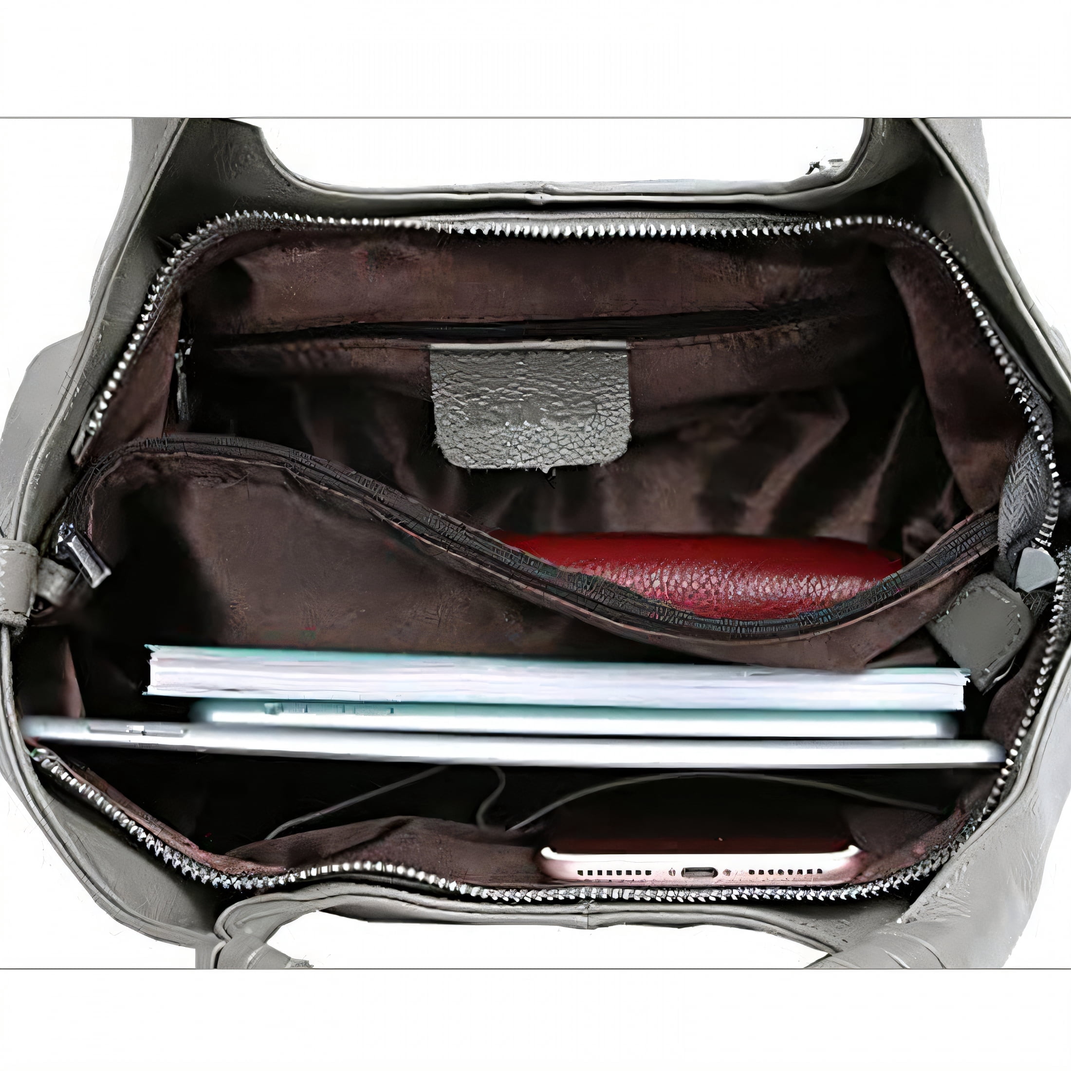 GASTROPOD 2026 New Large Crossbody Bags for Women,Dual Main Compartments Leather Purses for Women,Zipper Divider Pocket Womens Work Bag,For Work,Travel,Daily,Black