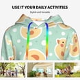 thumbnail image 6 of Hoodies for Women - Cute Duck Comfrt Colour Drawstring Women'S Fashion Hoodies & Sweatshirts, Fall Outfits Clothes for Women 2024 Pullover with Kangaroo Pocket, 6 of 7