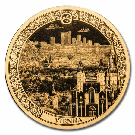 2025 Solomon Islands 1/100 oz Gold Vienna (Blister Pack)