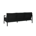 thumbnail image 2 of Linon Arlington Outdoor Sofa, Black, 2 of 13