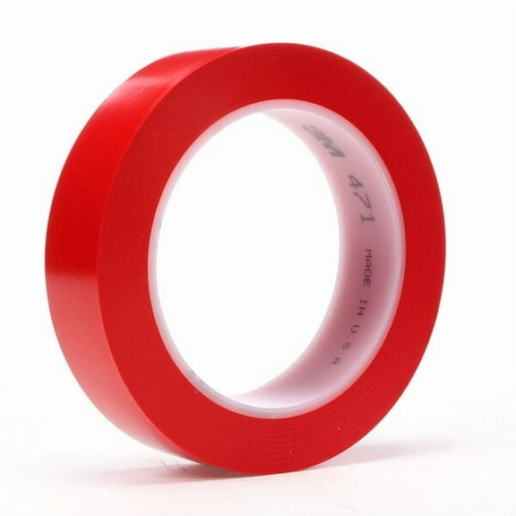 3m Floor Tape,Red,1 1/2 inx108 ft,Roll 471