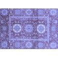thumbnail image 1 of Ahgly Company Indoor Rectangle Abstract Blue Modern Area Rugs, 5' x 7', 1 of 4