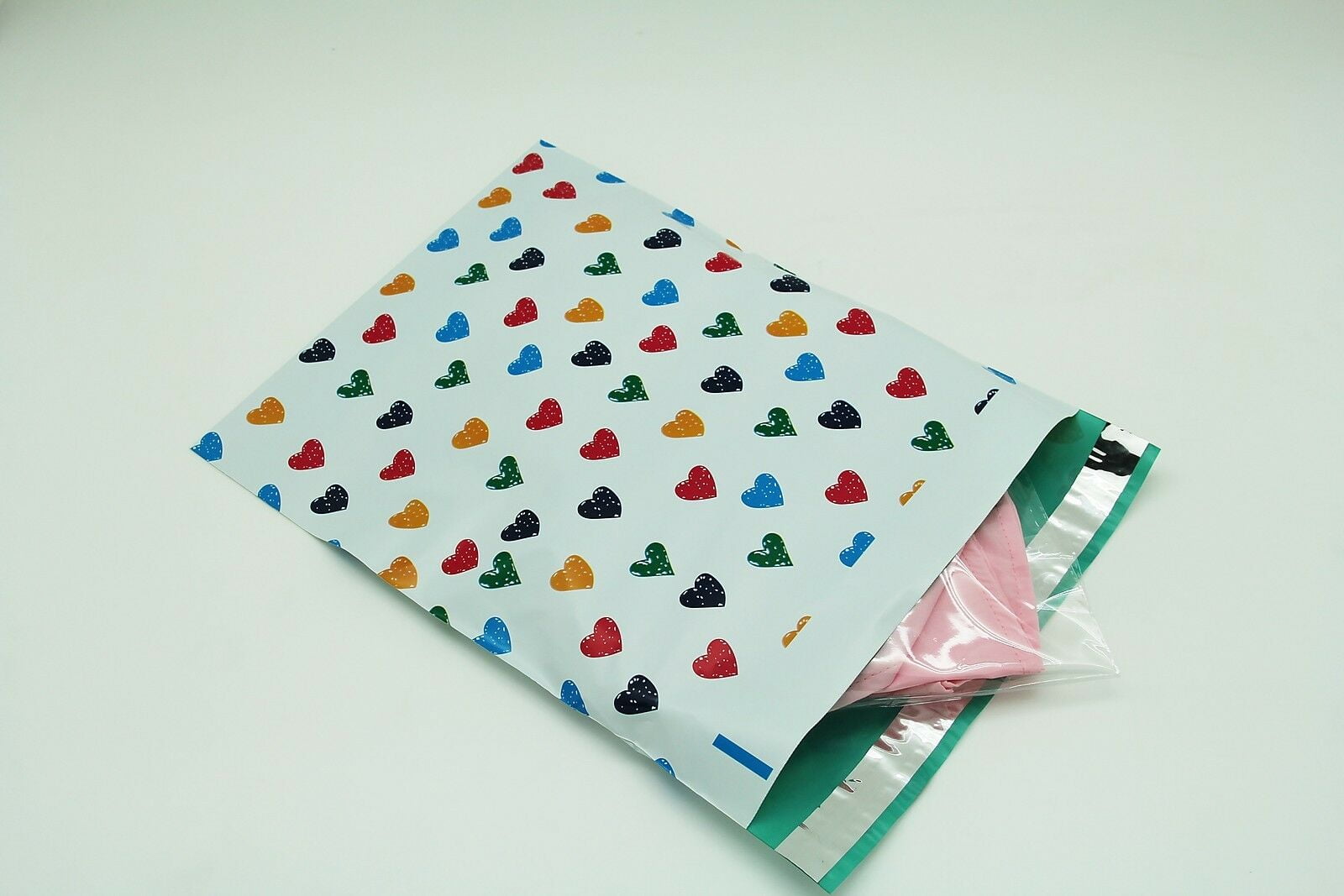 500 10x13 Dots Designer Poly Mailers Envelopes Boutique Custom Bags 