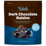 Funtasty Dark Chocolate Covered Raisins, Sweet and Savory, 2 Pound Pack