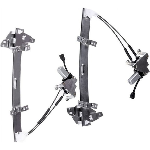 ECCPP Power Window Regulators Front with Motor Assembly Replacement Parts for 1997-2005 For Buick Century 1997-2004 For Buick Regal 1998-2002 For Oldsmobile Intrigue