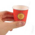 thumbnail image 3 of Miangastore 100pcs Paper Cup Chinese Style Paper Tea Cup Disposable Wedding Drinking Cups, 3 of 9