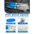thumbnail image 4 of BLUEWING 36" Upgraded Fishing Spreader Bar Formation with 6" Floating Squids and 316 Stainless Steel Rod Offshore Spreader Bar for Wahoo Tuna Marlin Mahi Mahi, Crystal Blue, 4 of 7