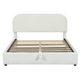 thumbnail image 5 of Teddy Fleece Full Size/ Queen Size Upholstered Platform Bed Frame with Hydraulic Storage System, 5 of 12