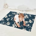 thumbnail image 2 of Pioneer Flower Floral Print Pattern Blanket,Comfortable Soft Lamb Wool Throw Blanket,All Season,Warm Lightweight Blankets for Sofa Bed Couch Living Room Chair,30"x40", 2 of 4