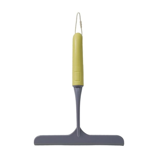 Yhmxh Raspador de vidrio portátil para el hogar, hoja de material suave, herramientas de limpieza para baño y cocina, adecuado para espejos de vidrio, encimeras de cocina, vidrio de automóvil, etc.
