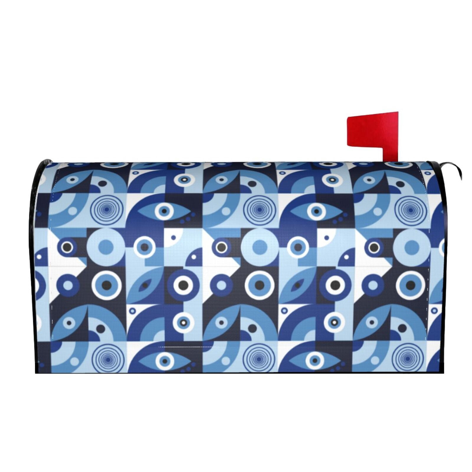 Xecao Evil Eye for Mailbox Cover with Magnetic Strips, Waterproof and Sunscreen, Adds a Decorative Touch to Your Garden Yard.