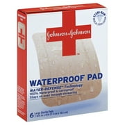 Johnson & Johnson Johnson & Johnson Waterproof Pad, 6 ea