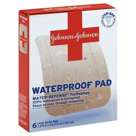 Johnson & Johnson Johnson & Johnson Waterproof Pad, 6 ea