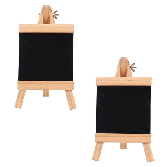 MLINS 4 Pcs Decorative Message Board Multi-function Chalk Board Desktop Chalkboard Sign