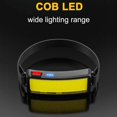 thumbnail image 1 of Linterna frontal LED portátil COB Linterna recargable USB Antorcha de batería incorporada, 1 of 6
