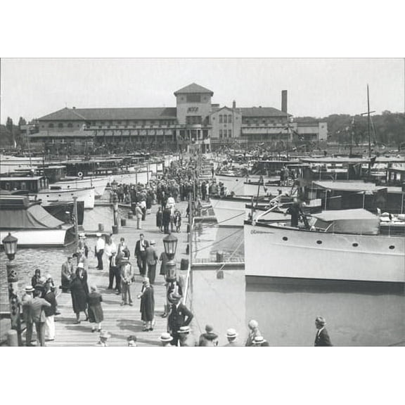 Avanti Press Detroit Yacht Club Historic Detroit Blank Note Card