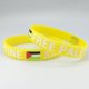 thumbnail image 2 of Pulsera Palestina Libre Silicona Goma () Amarillo, 2 of 5