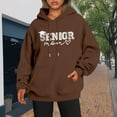 thumbnail image 4 of Senior Mom Hoodies for Women Class Of 2026 Hoodie Graduation Graphic Hooded Sweatshirt with Pockets Pullover Tops, 4 of 5