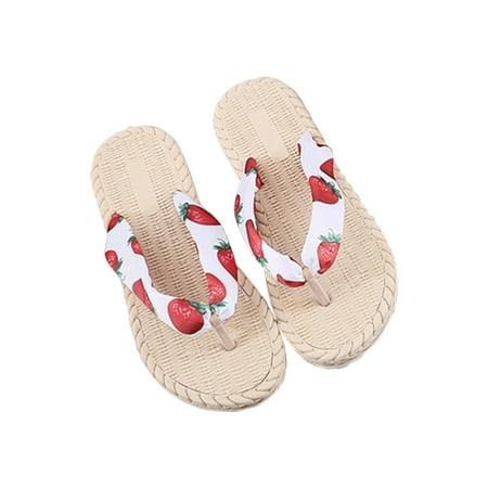 

Gzztg Shoes For Women Imitation Straw Espadrille Women S Sandals Wear Rubber And Plastic Bottom Womens