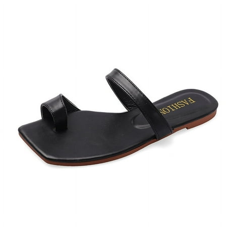 

Women‘s Sandals and Slippers Summer New Internet Popular ins Trendy Set Toe Casual Beach Shoes
