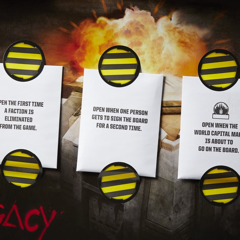 Risk Legacy Board Game By Avalon Hill | Strategy Game Where Your Choices Permanently Change The Board