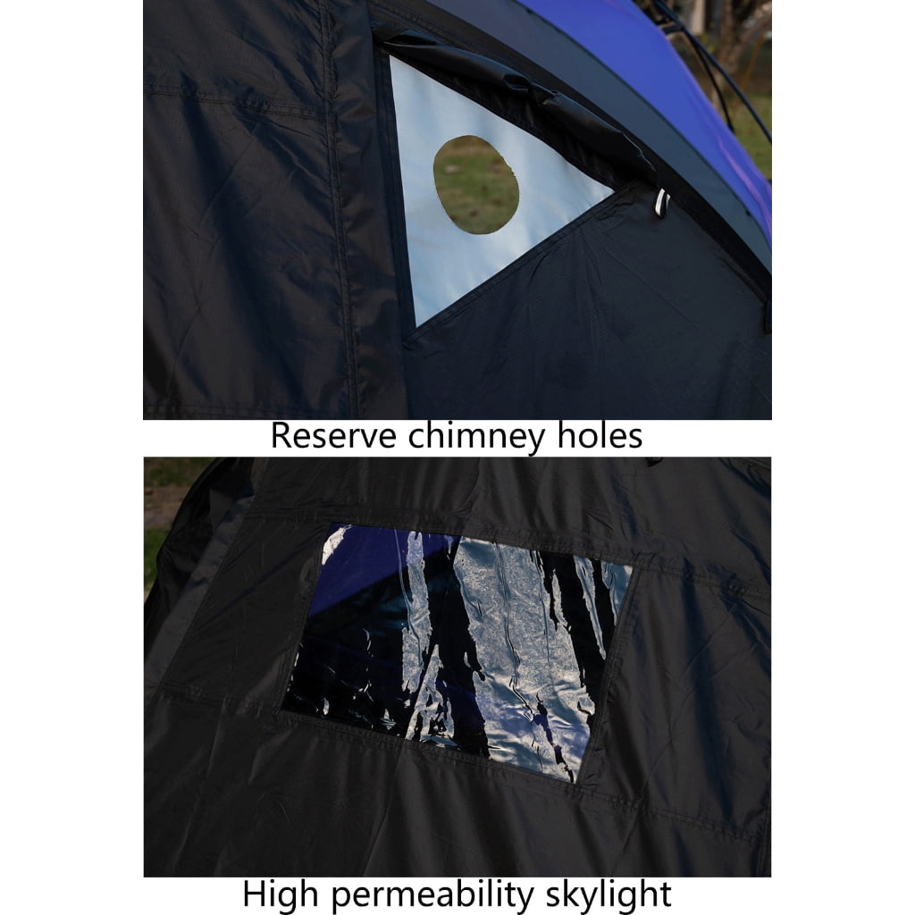 Spacious Outdoor Tent for Family Camping with Extended Front and Canopy Easy Setups, Easy Setups Watertight Camp Tent