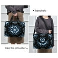 thumbnail image 6 of 16" Laptop Briefcase for Work Travel Laptop Shoulder Bag Carrying Handbag Laptop Case Explosion Of Blue Ink, 6 of 8