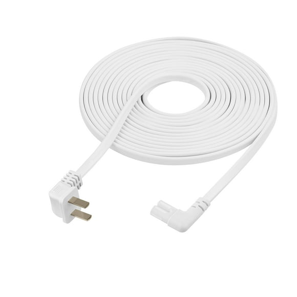 Cable de alimentación Vebner extralargo de 7,6 m compatible con Samsung LG TV