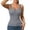 *1-Gray, variant on Women's Ruched Front Spaghetti Strap Camisole , Ladies' Sweetheart Neck Fitted Sleeveless Shirt , Casual Layering Tank Top For Women,White,S-XL