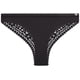 thumbnail image 5 of Tanga Femenina Jessica Simpson Paquete de 3/6 Negra Talla Mediana, 5 of 6