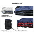 thumbnail image 2 of RedSwing Cotton Flannel Adult Sleeping Bag for Camping and Backpacking, Cold-Weather Envelope Sleeping Bag with 4lbs Filling Options, 2 of 8