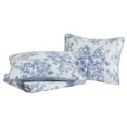 thumbnail image 4 of Design Studio Floral Blue Cotton Quilt,Twin - Reversible, 4 of 5