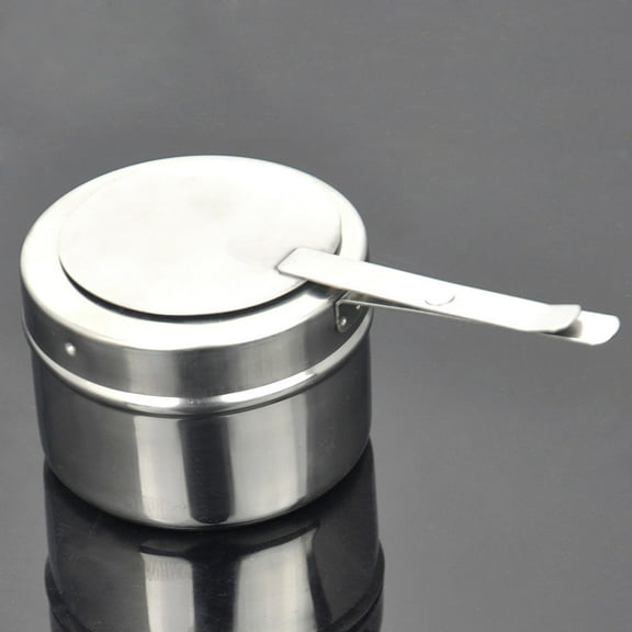 POPETPOP Canned Heater Holder Silver 2Pcs 6.5X3.5X2.5In Food Warming Heat Retention