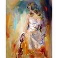 thumbnail image 2 of Cuadros Decorativos Chica elegante Cuadro sin marco Pintura al óleo por números Kit de cuadros pintados a mano Ndcxsfigh Nuevos Originales, 2 of 9