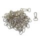 thumbnail image 1 of 50 UNIDS Eslabón Giratorio Lanyard Gancho Broche Broches de Aleación Clips Clave Organizador Titular Cadena Llavero, 1 of 9