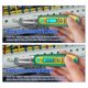 thumbnail image 4 of Lápiz de prueba digital múltiple, comprobador de CA/CC 12-250 V, destornillador eléctrico, pantalla LCD, detector de voltaje, bolígrafo de prueba, herramientas de electricista, 4 of 4