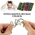 thumbnail image 3 of Nine Buckle Educational Toys Metal Puzzle Untie Unlock Interl, 3 of 8