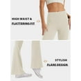 thumbnail image 5 of Women's High Waist Bootcut Yoga Pants Tummy Control Workout Flare Leggings, 5 of 6