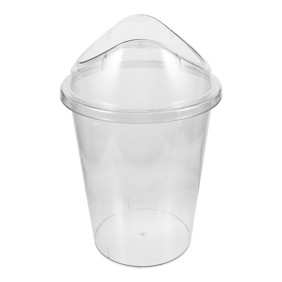 WHAMVOX  Plastic Waste Bucket Garbage Can Trash Bin Basket Indoor Office