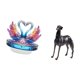 thumbnail image 5 of Escultura de cisne acrílico, centro de mesa, figura de animal de resina, ración de mesa, gabinete plano, estantería, adorno de oficina,, 5 of 8