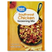 Great Value Seasoning Mix, Southwest Chicken, 1 oz