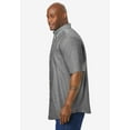 thumbnail image 3 of KingSize Men's Big & Tall Short-Sleeve Wrinkle-Free Everyday Oxford, 3 of 6
