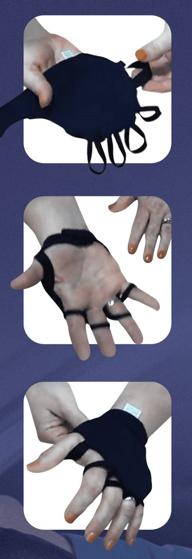 HandiThings HandWeights (X-LARGE PAIR) - 1 PAIR of Weights for Help Reducing Hand Tremors, Improving Hand/Wrist Mobility, Strengthening & Proprioceptive Input(PLEASE USE SIZING CHART BEFORE ORDERING)