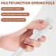 thumbnail image 5 of 6 Pack Tension Rods, Adjustable Spring Cupboard Bars Rod Curtain Rods White, 5 of 5