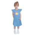 thumbnail image 4 of GaThRRgYP Kids Flower Dresses for Baby Girls,Toddler Girls Dress Summer Ruffle Sleeve Sundress Outfit for Kids 4-14T Blue 4 Years, 4 of 7
