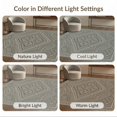 thumbnail image 7 of ODIKA 4'x6' Washable Area Rug Pet Friendly, Non-Shedding Entry Neutral Grey Palette Balanced Detailing Entryway Front for Bedroom, Reading Nook, 7 of 7