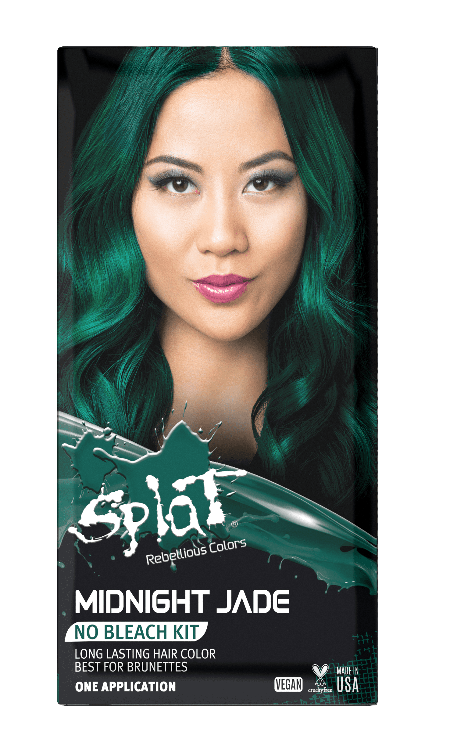 Buy Splat Midnight Jade Hair Color, Semi-Permanent Bleach Free